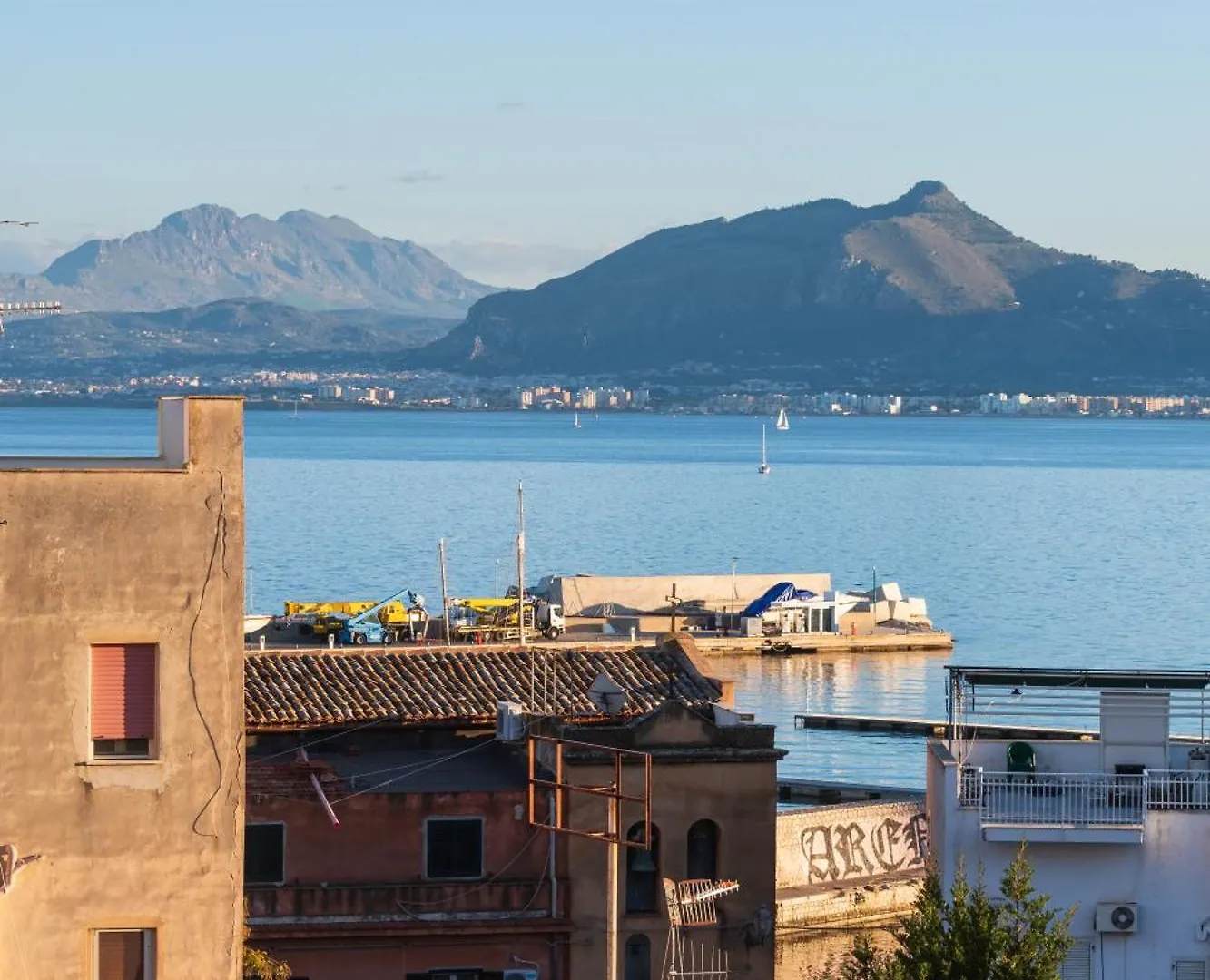 Apartament Casa De Paoli - Vista Mare Arenella, Palermo Con Parcheggio Privato 0*,  Włochy